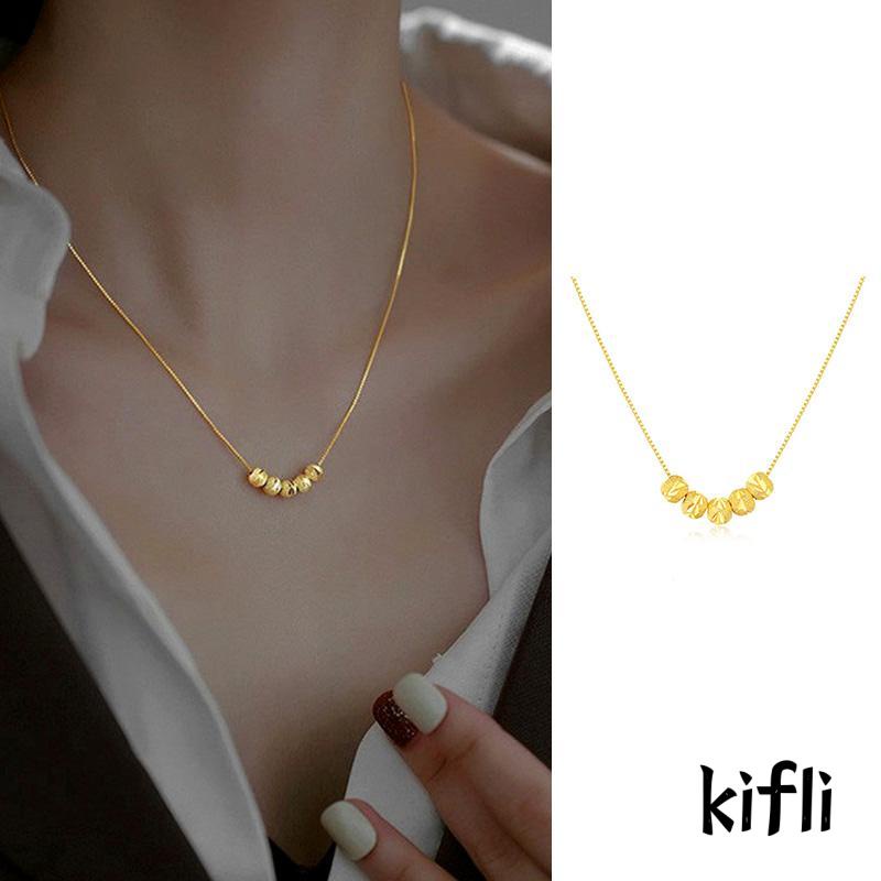 Kalung Liontin Bahan Titanium Steel Untuk Wanita