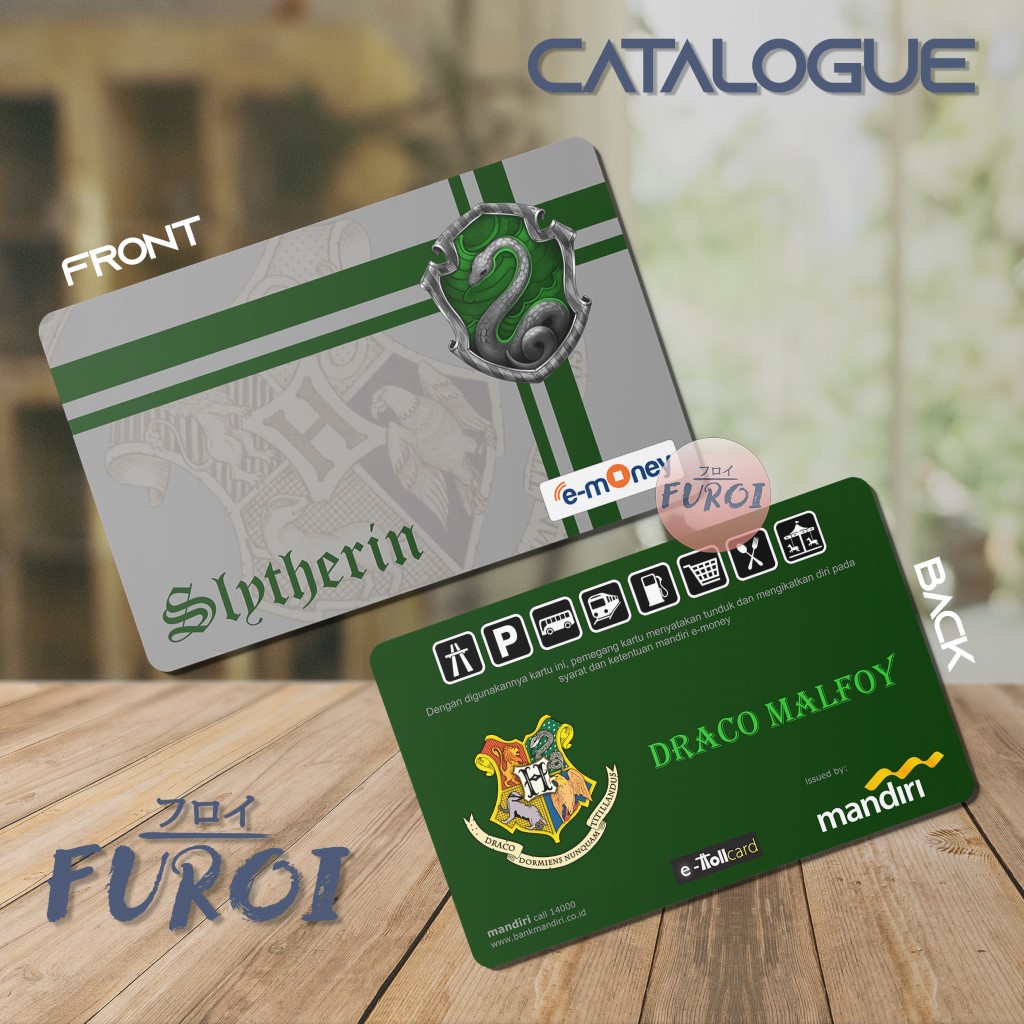 Custom Flazz BCA | Custom Emoney Mandiri | Harry Potter | Hogwarts