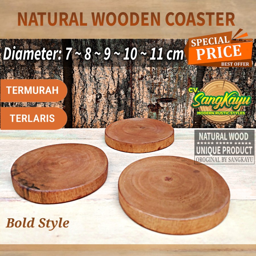 Jual Tatakan Unik Wood Coaster 8 Cm Tatakan Kopi Teh Tatakan Gelas Kayu Shopee Indonesia 9477