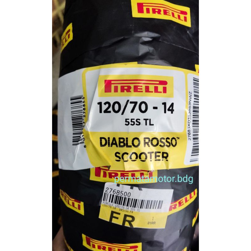 Ban Pirelli 120/70 14 Diablo Rosso Scooter