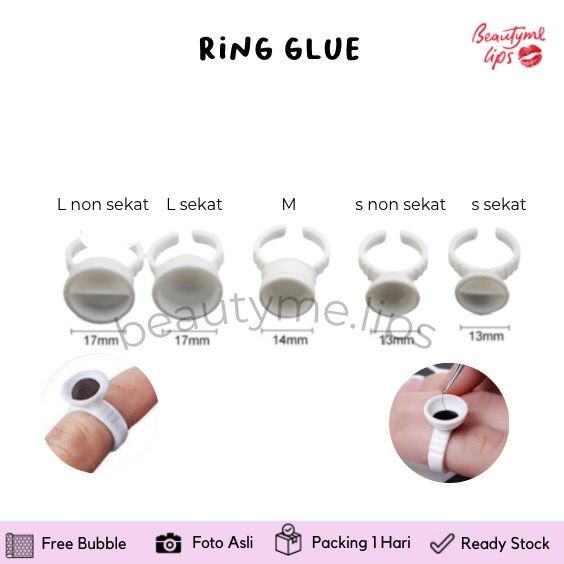 ECER Ring glue for eyelash extension / cincin lem / cincin tinta / wadah lem eyelash extension / RING GLUE EYELASH EXTENSION