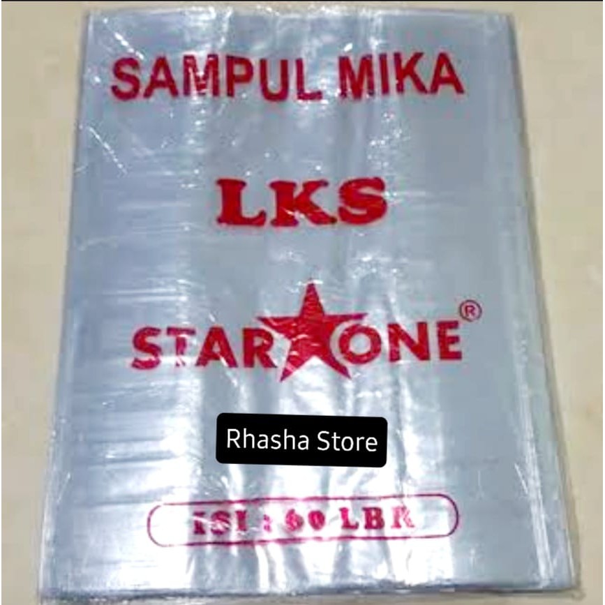 

Sampul Buku Plasti Mika Warna Bening Aneka Ukuran Merek STARONE per 12 pcs