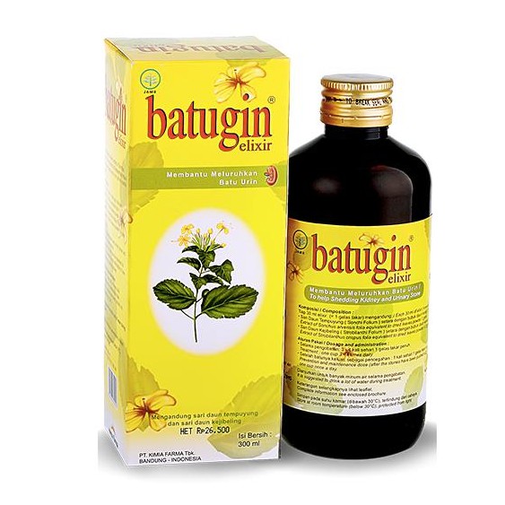 BATUGIN SIRUP 300 ML - MELURUHKAN BATU GINJAL
