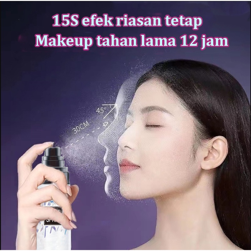 Setting spray Makeup Setting Spray Seting spray make up tahan lama Ulti-Matte Oil Control Setting Spray 100ml Spray make up untuk tahan lama Oil control and hydration Luxcrime setting spray Makeup setting spray with glitter