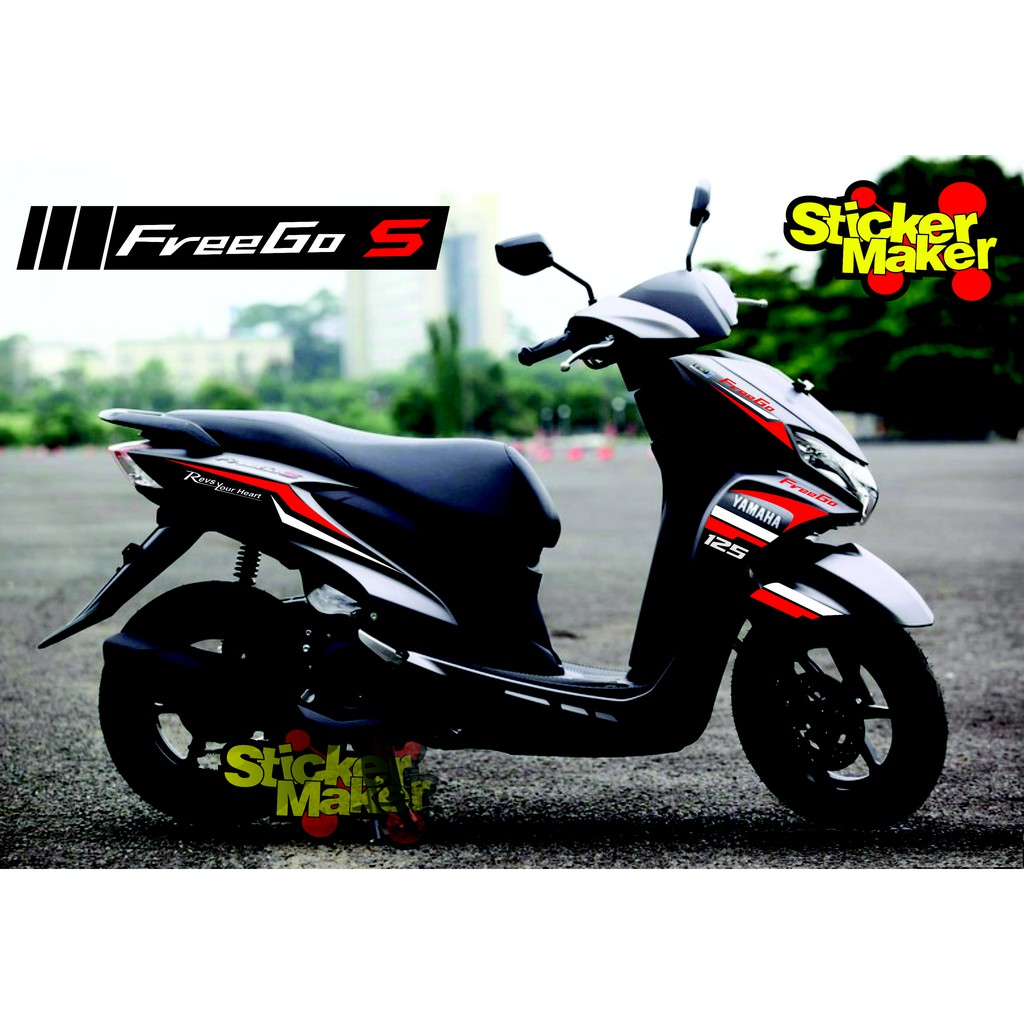Cutting Sticker Body Yamaha Freego 125 Stiker Cutting Murah