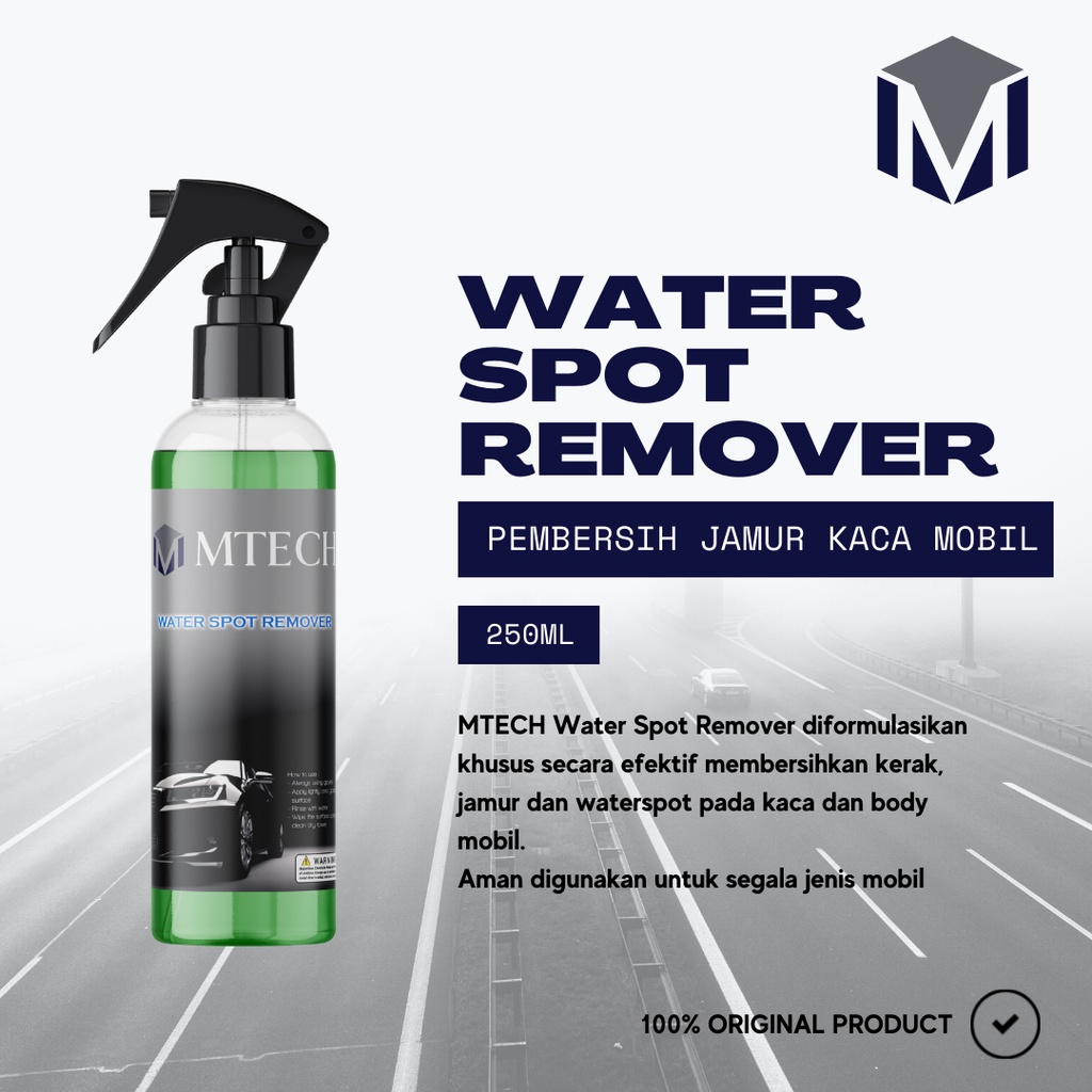 MTECH Waterspot Remover Pembersih Jamur Kaca Mobil Obat Jamur Kaca