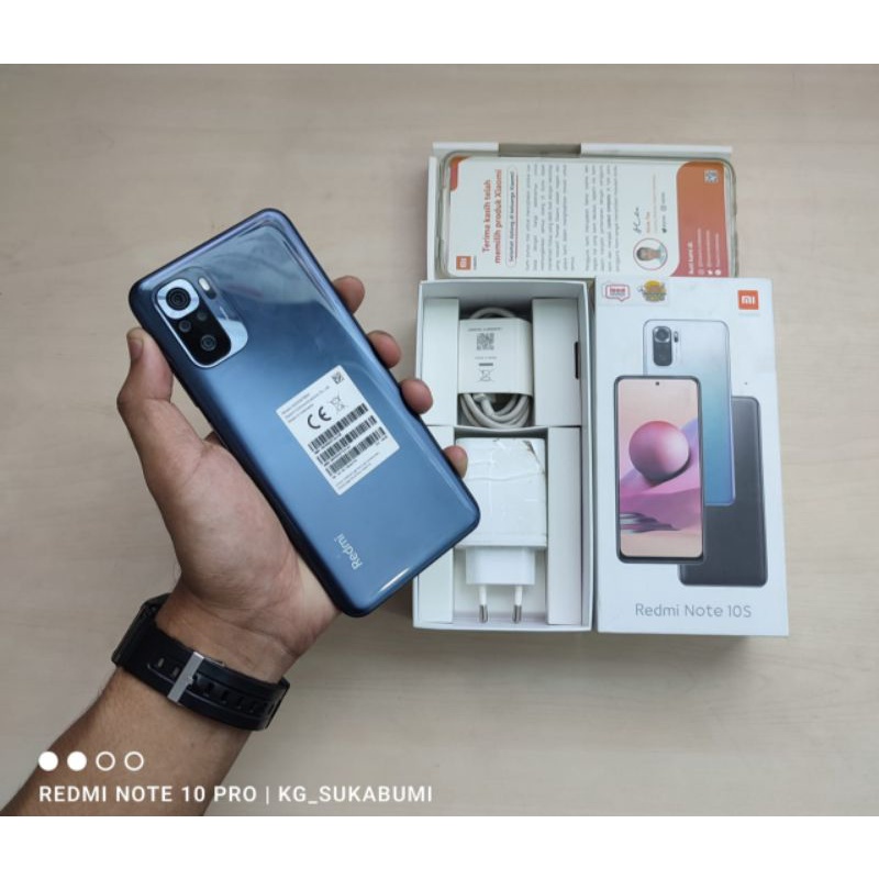 Xiaomi redmi note 10s 8/128 hp seken/ sexond/ sexond/ handphone murah