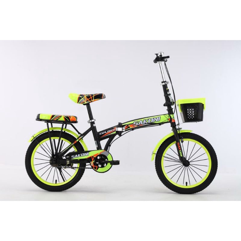 Sepeda Lipat 16 inch Merk Sakoni Single Speed