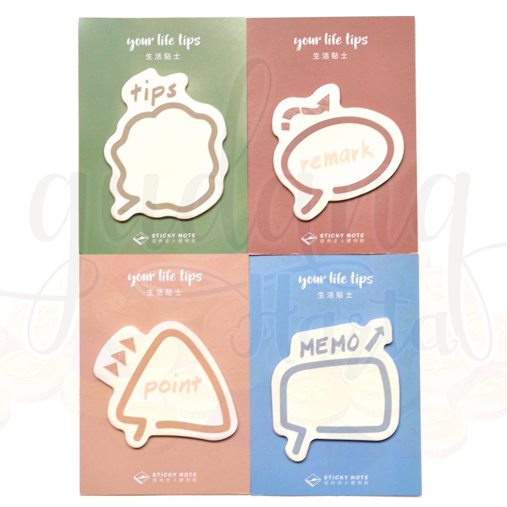 Sticky Notes Memo Point Lucu Unik Note Simple GH 301202