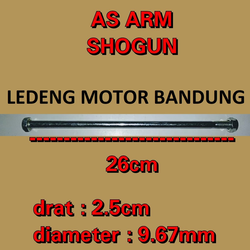 As Arm Shogun lama Tornado Besi Swing Fork Suzuki Lokal