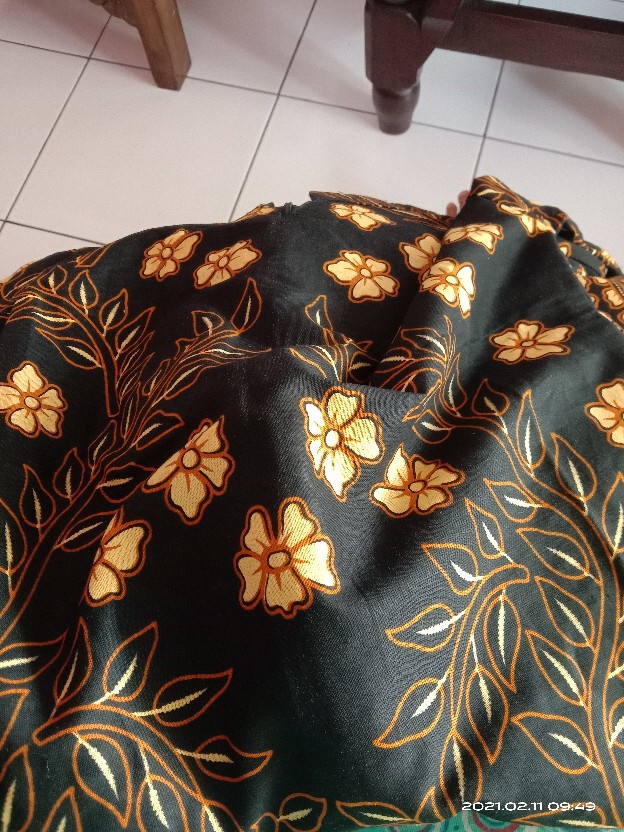 Tunik Batik Motif Manuk Kembar Warna Coklat