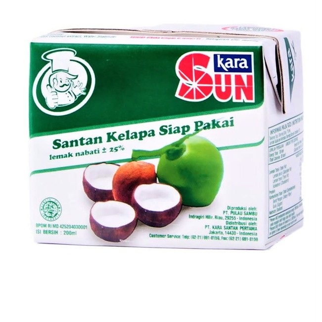 

Santan SUN Kara 200 ML / Santan KARA