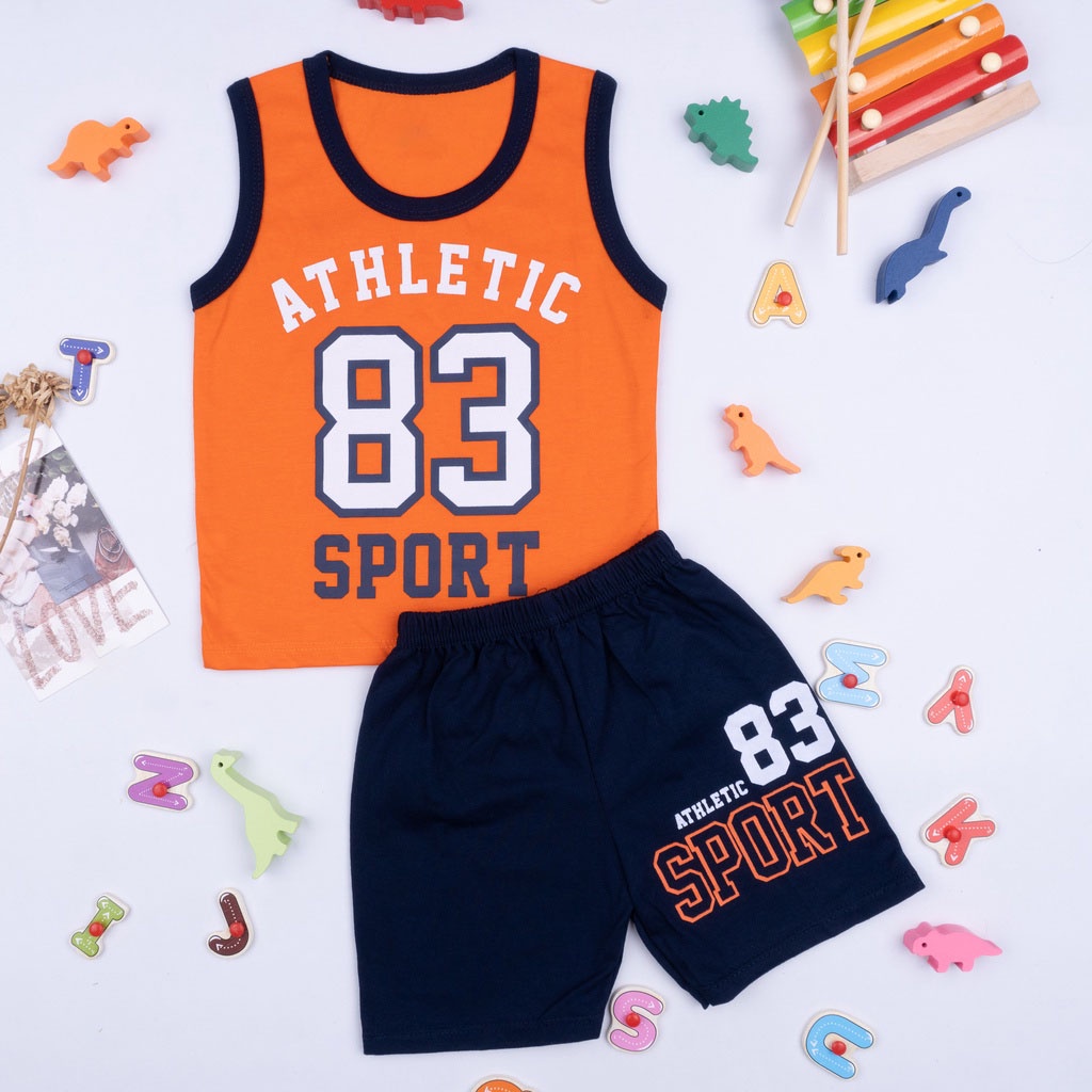 IL - SETELAN SINGLET SPORT EDITION ANAK UNISEX COWOK/CEWEK USIA 0 - 3 THN