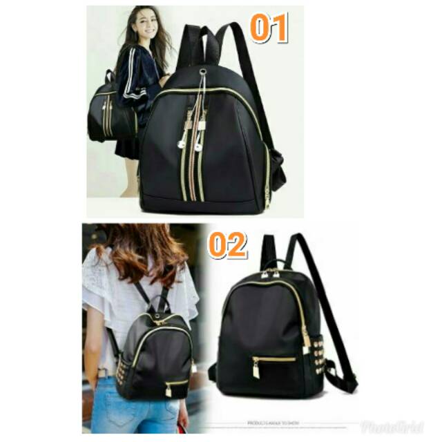 TAS RANSEL MINI WANITA CANTIK 01,02.BAHAN LONGCHAMP