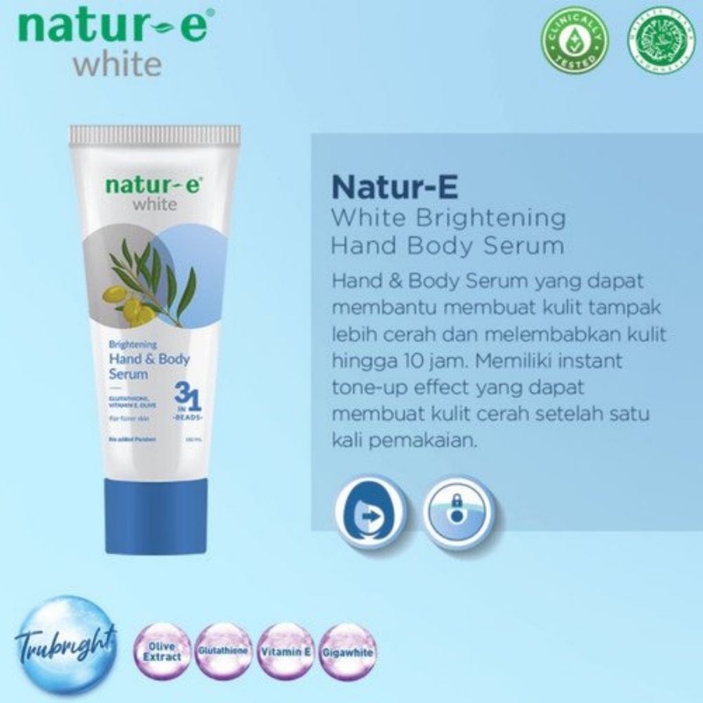 Natur - E White Hand &amp; Body Serum 180ml/Hand &amp; Body Serum/Perawatan Kulit