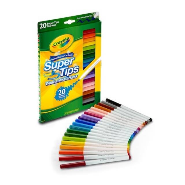 

Hemat Crayola Washable Supertips Marker - 20 Colors Diskon