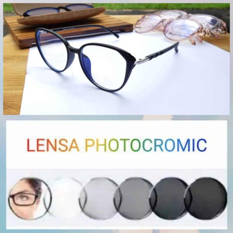 gratis lensa minus atau plus.. frame kacamata 8276
