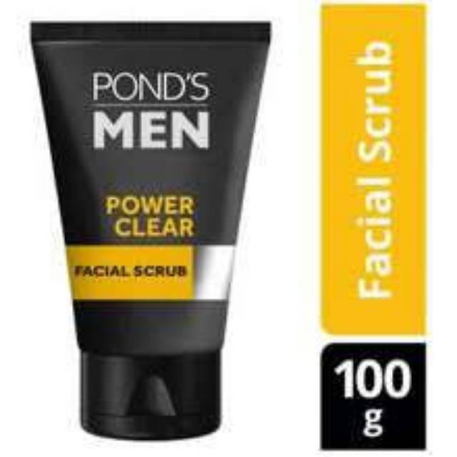 Pond's Men Power Clear Facial Scrub Sabun Wajah Pria