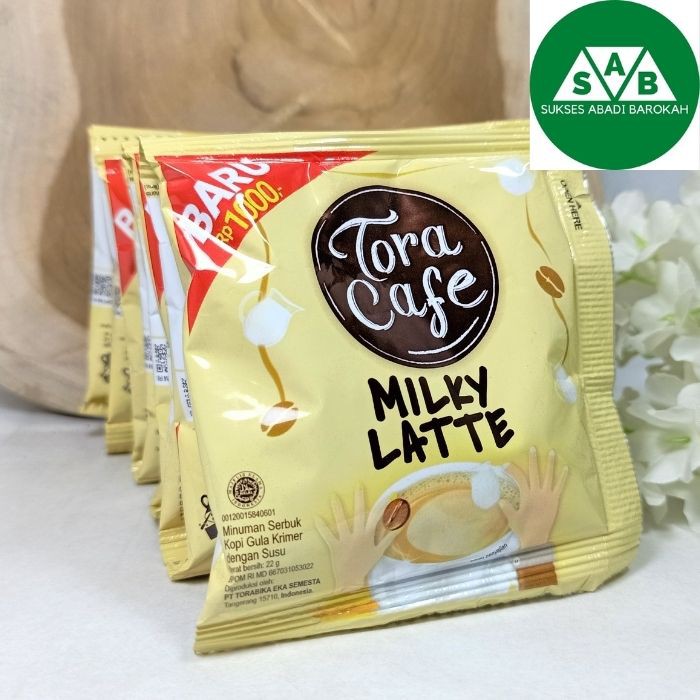 

ToraCafe Milky Latte Kopi Torabika | 1 Renceng (10sachet) 22gr