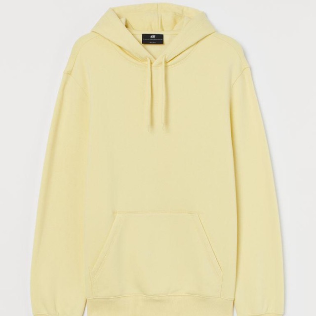 h&m hoodie yellow