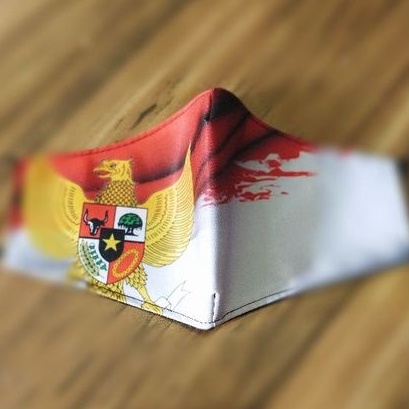 Masker merah putih / masker garud indonesia / masker olipiade / masker pancasila