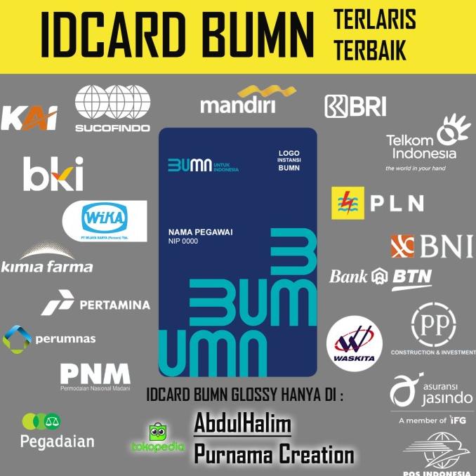 BISA COD id card BUMN emoney etoll brizzi tapcash custom kartu glossy mengkilap PRODUK TERBATAS Kode