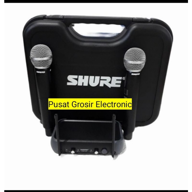 MIC WIRELESS SHURE PGX 242 MIC PGX242 PEGANG