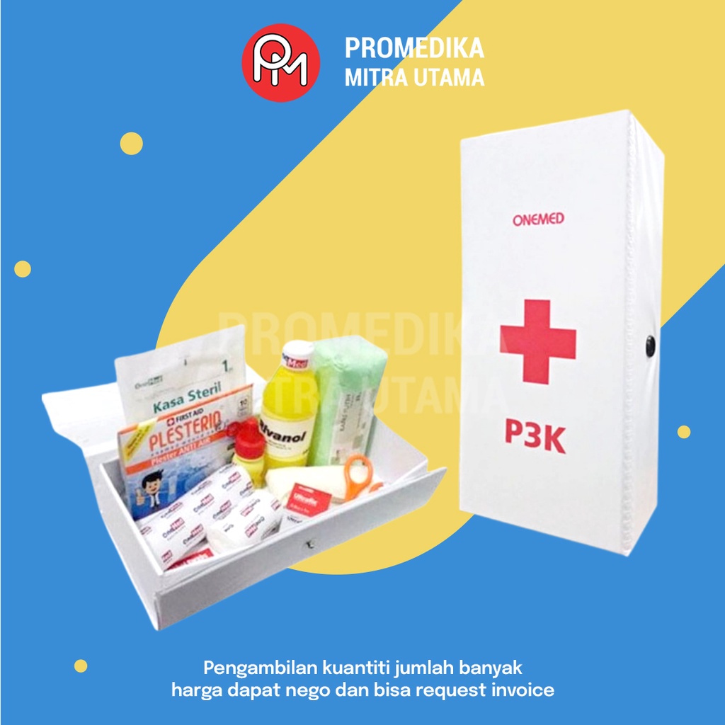 Jual Kotak P3K Set Putih Kecil | Kotak P3K Warna Putih Dengan Isi ...