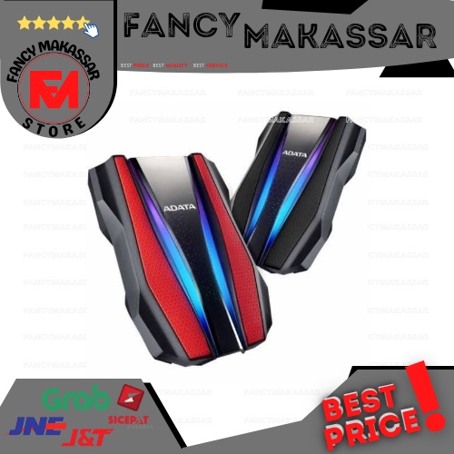 ADATA HD770G 2TB - RGB EXTERNAL HDD - Antishock & Waterproof USB 3.2
