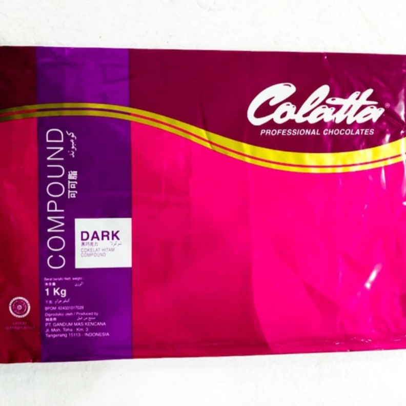 

Coklat Colatta dark compound 1kg