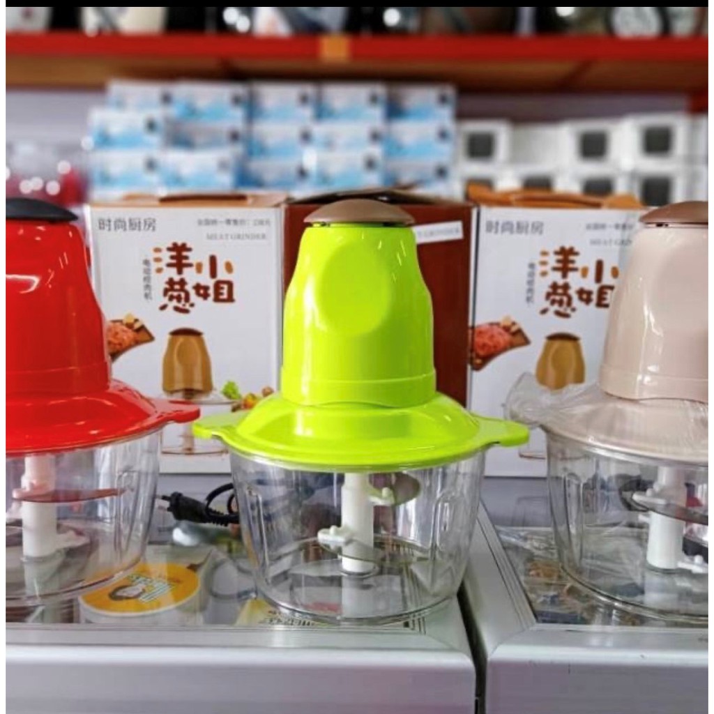 Penggiling Daging Multifungsi Penghalus Daging Chopper Blender Listrik
