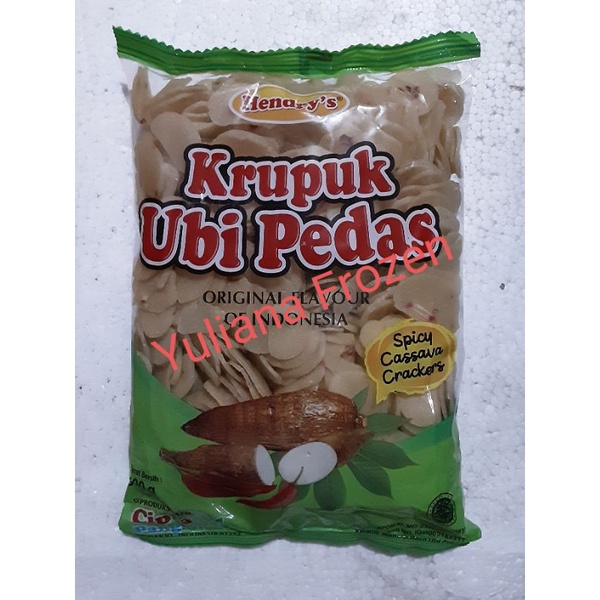 

Kerupuk Ceriping Singkong Ubi Pedas 500 gram