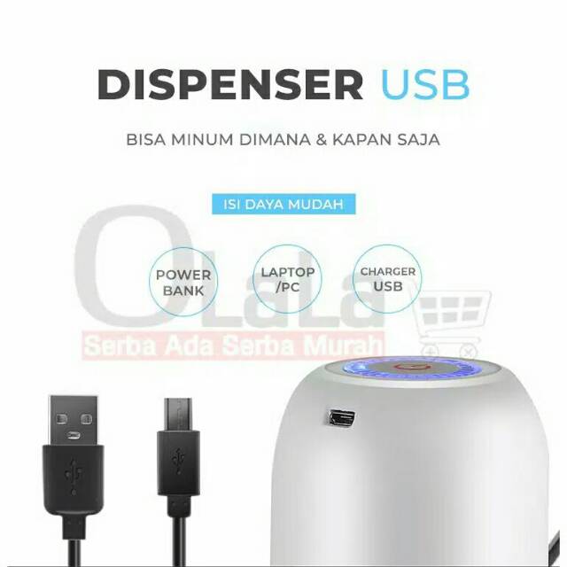 Pompa galon electrik dispenser galon usb