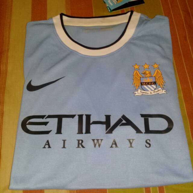 Jersey manchester city home 13/14 Player issue retro
