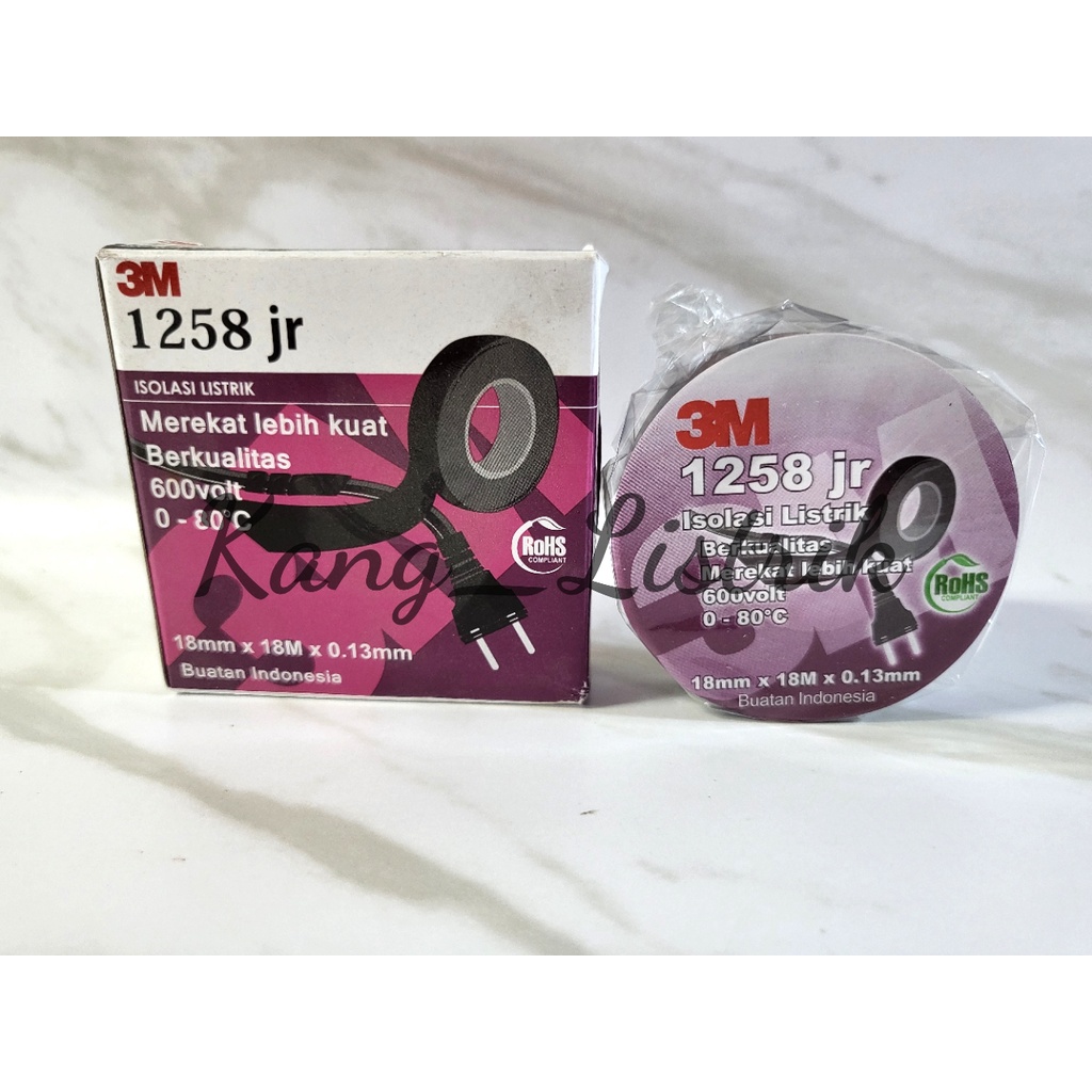 Isolasi Listrik 3M 1258JR / Isolasi 3M 1258JR