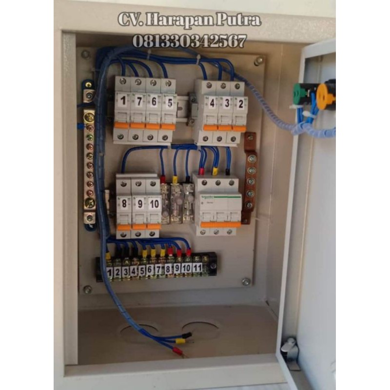 PANEL INSTALASI LISTRIK 3PHASE 12GRUOP SEDERHANA