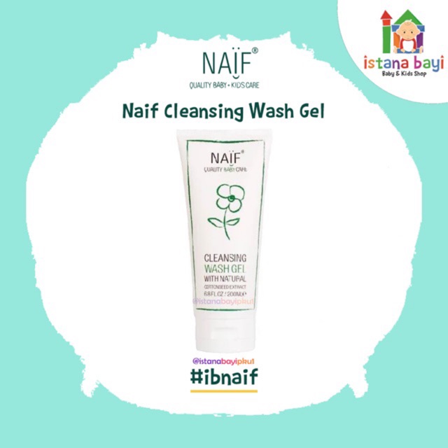 NAIF CLEANSING BABY WASH GEL 200 ml - Sabun bayi