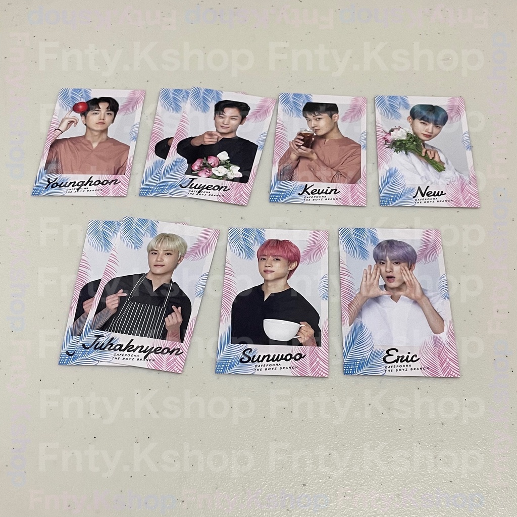 Check Style Photocard / PC Japan - The Boyz Cafe Pocha