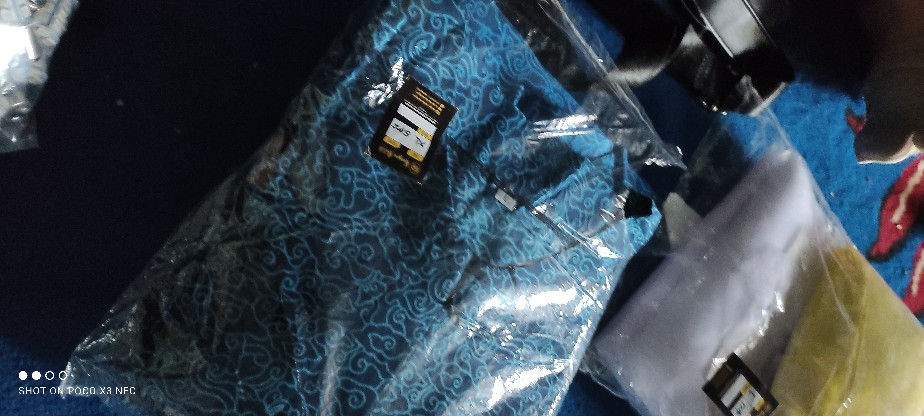 Baju Couple Keluarga Batik Kondangan Motif Mega Mendung Biru By Kangen Batik Pekalongan