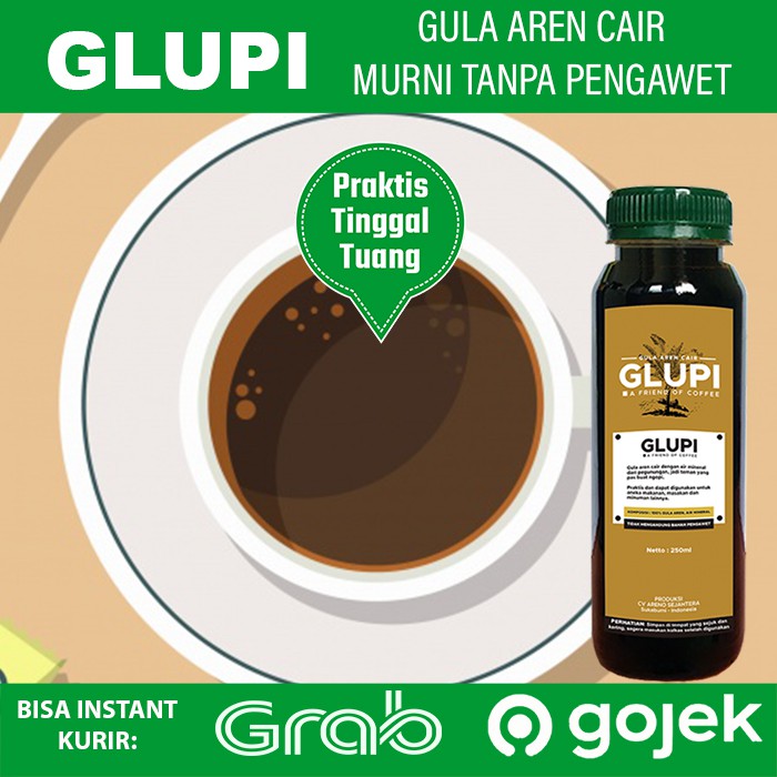 

Gula Kawung Asli - Brown Sugar - Untuk Kopi Dan Bubble Drink - Glupi - Gula Aren Cair