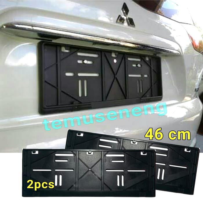 2Pcs Tempat Dudukan Plat Nomor Mobil 46Cm Model Astra Nomer Polisi