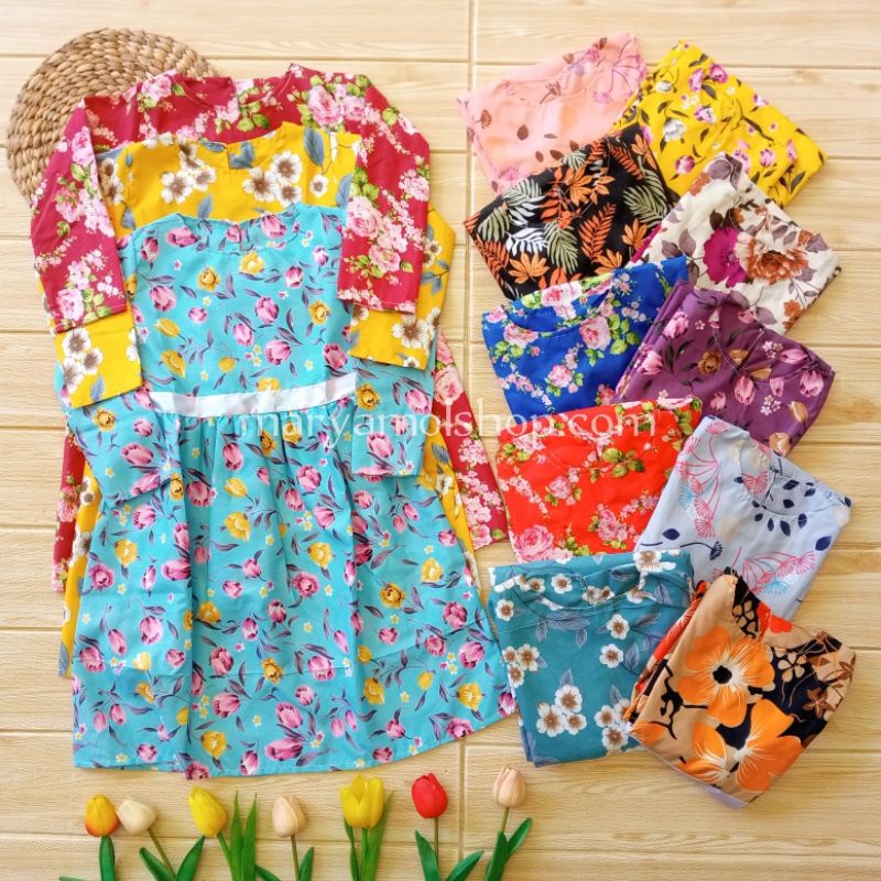 Gamis Anak Motif Bunga