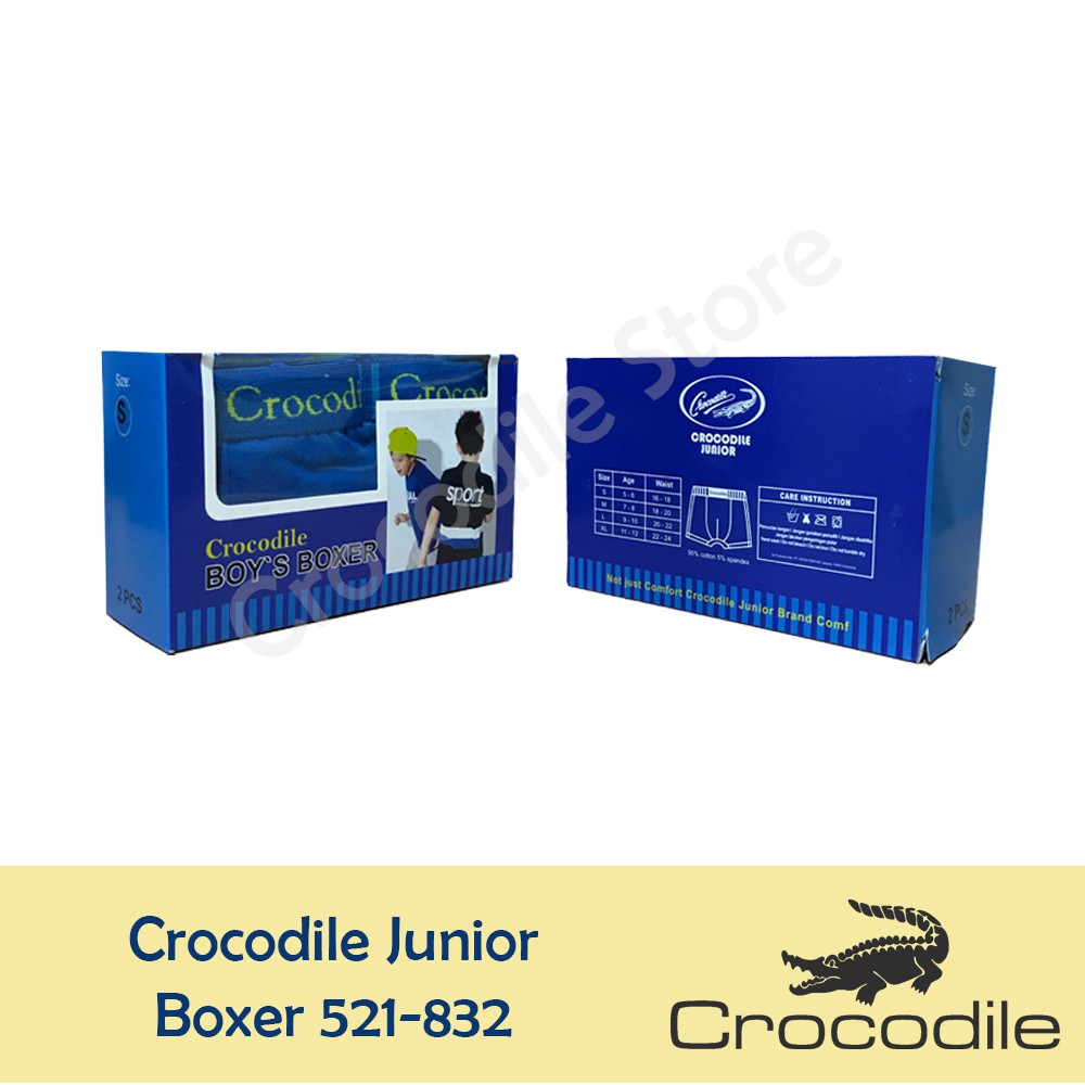 Celana Dalam/ Boxer Anak Crocodile Junior 521-832 (2 Pcs in Box)