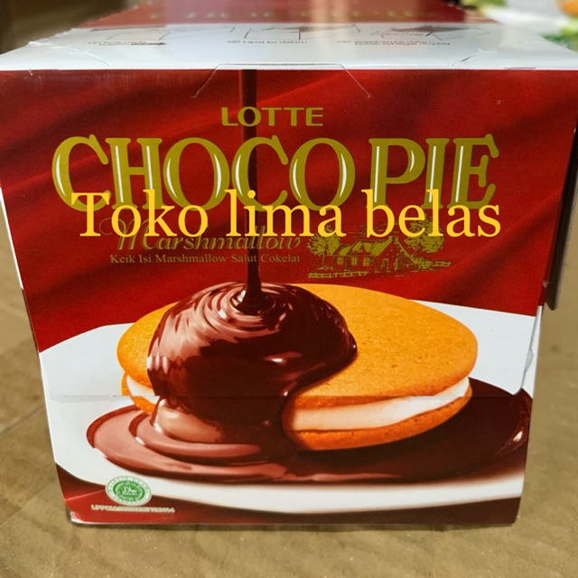 Lotte Choco Pie  Chocopie Marshmalow box isi 12pcs