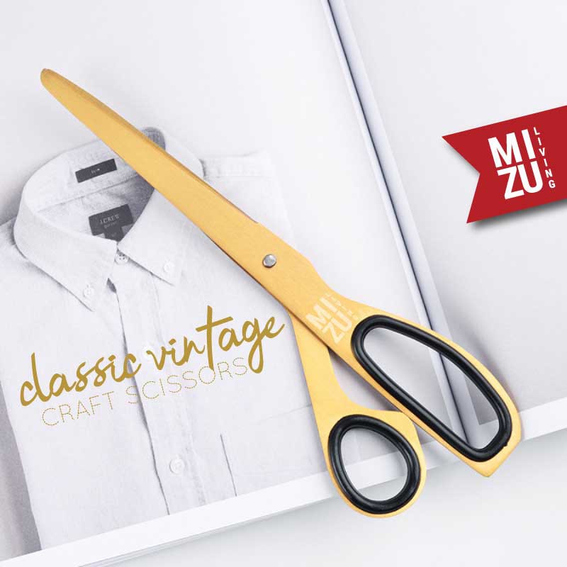 

CLASSIC VINTAGE CRAFT SCISSORS Gold Gunting Dekorasi Unik Emas Fancy Craft Hobby Office Scissors