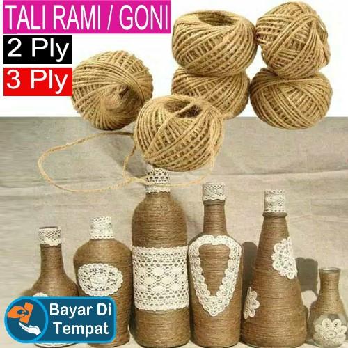 

Tali Rami / Tali Goni / 2ply Dan 3ply / Bahan Kuat Dan Halus / 1 Roll / Bayarr Di Tempat
