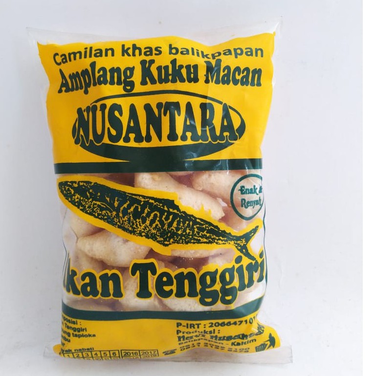 

( Cod Bisa) - amplang Kuku Macan ikan Tenggiri kemasan ekonomis