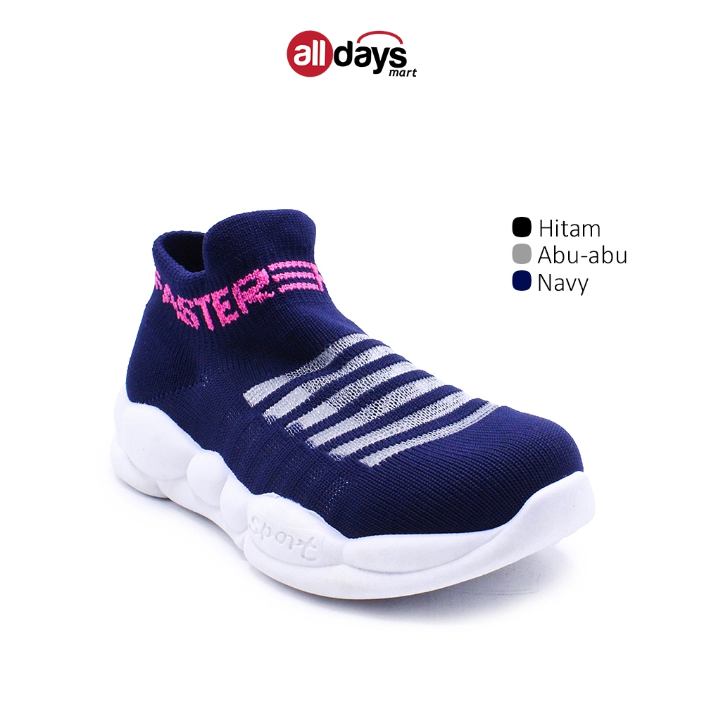 Faster Sepatu Sneakers Sports Slip On Anak Anak 1912-440 Size 27-32