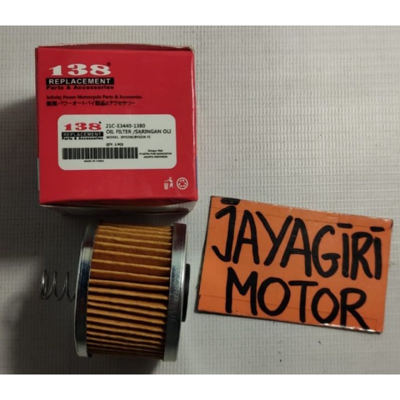 Filter Saringan Oli Byson Carbu / FI Bajaj Pulsar 135 200 21C 138 Bison Karbu Injeksi 150 Old New La