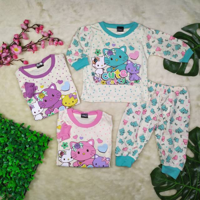 Setelan Piyama Bayi size 0-6bulan Model Za-ra Kids / Pakaian Bayi / Baju Baby Perempuan